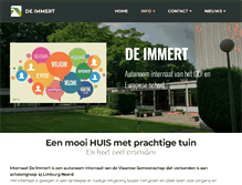 Tablet Screenshot of immert.be